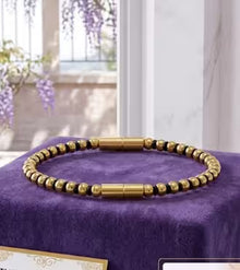 Anti-Tarnish Black & Gold Nazariya Bracelet